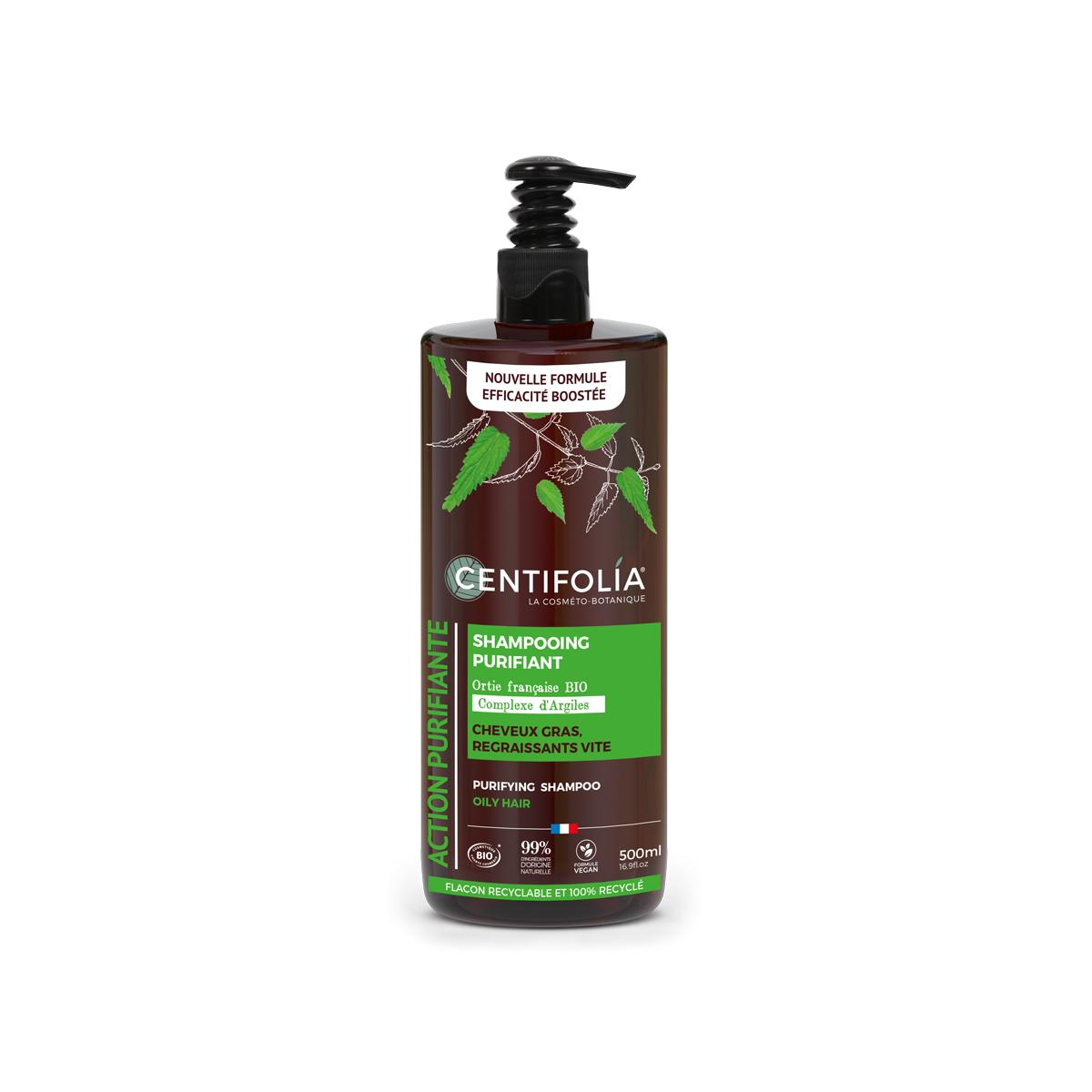 Šampon bez sulfata za masnu kosu sa organskom koprivom | Centifolia | 500ml