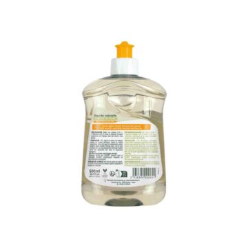 Zadnja strana pakovanja Etamine du Lys tečnosti za pranje sudova sa cvetom narandže, 500ml